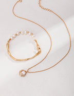 925 Sterling Silver Natural Pearl Necklace, product view 7
