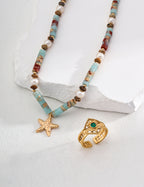 925 Sterling Silver Vintage Shoushan Stone Necklace, product view 7