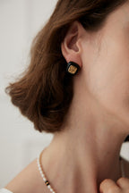 925 Sterling Silver Enamel Earrings, product view 8