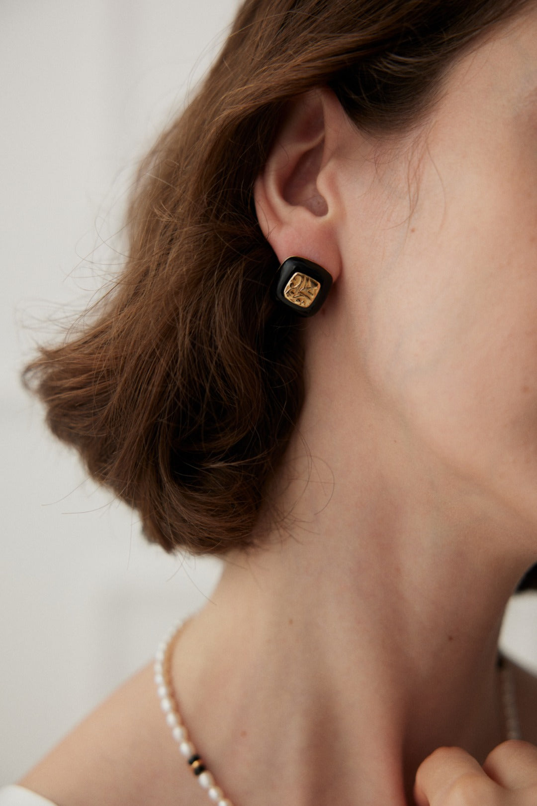 925 Sterling Silver Enamel Earrings, product view 8