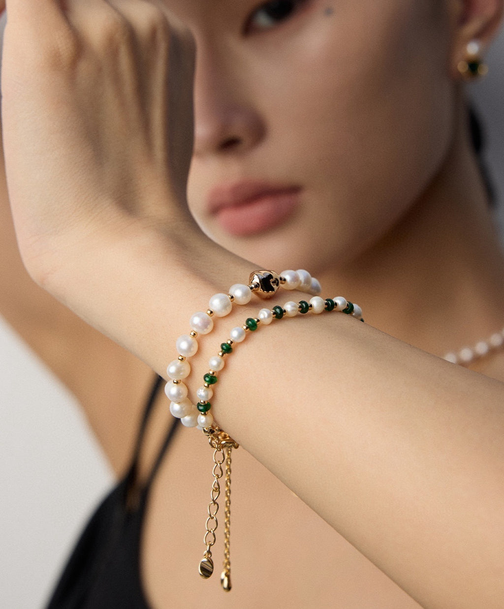 925 Sterling Silver Natural Pearl Bracelet, product view 17