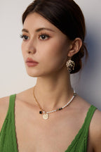 925 Sterling Silver Vintage Agate Earrings, product view 8