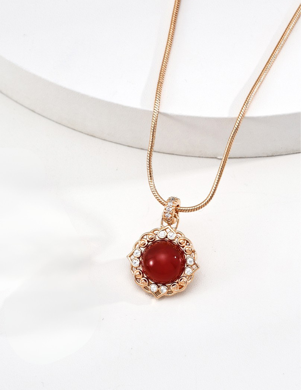 925 sterling silver pendant necklace in agate