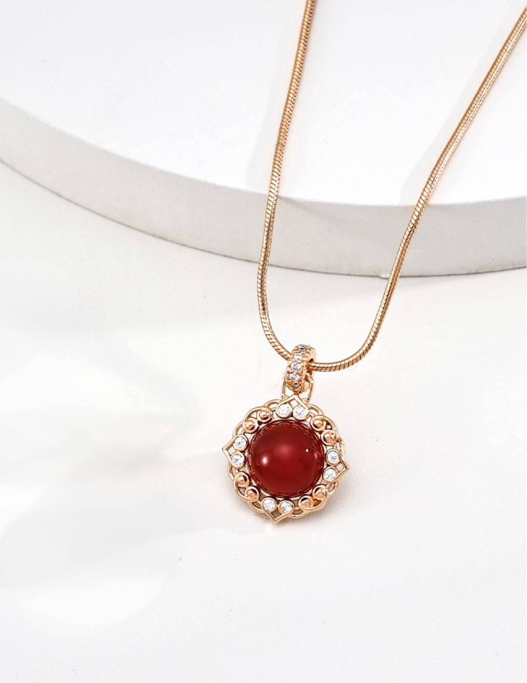 925 sterling silver pendant necklace in agate