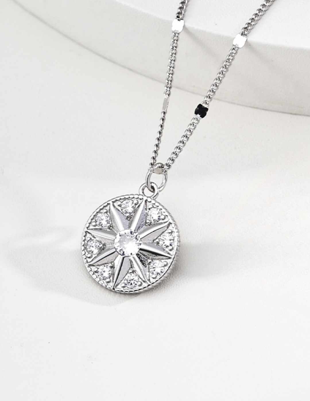 925 sterling silver pendant necklace in silver