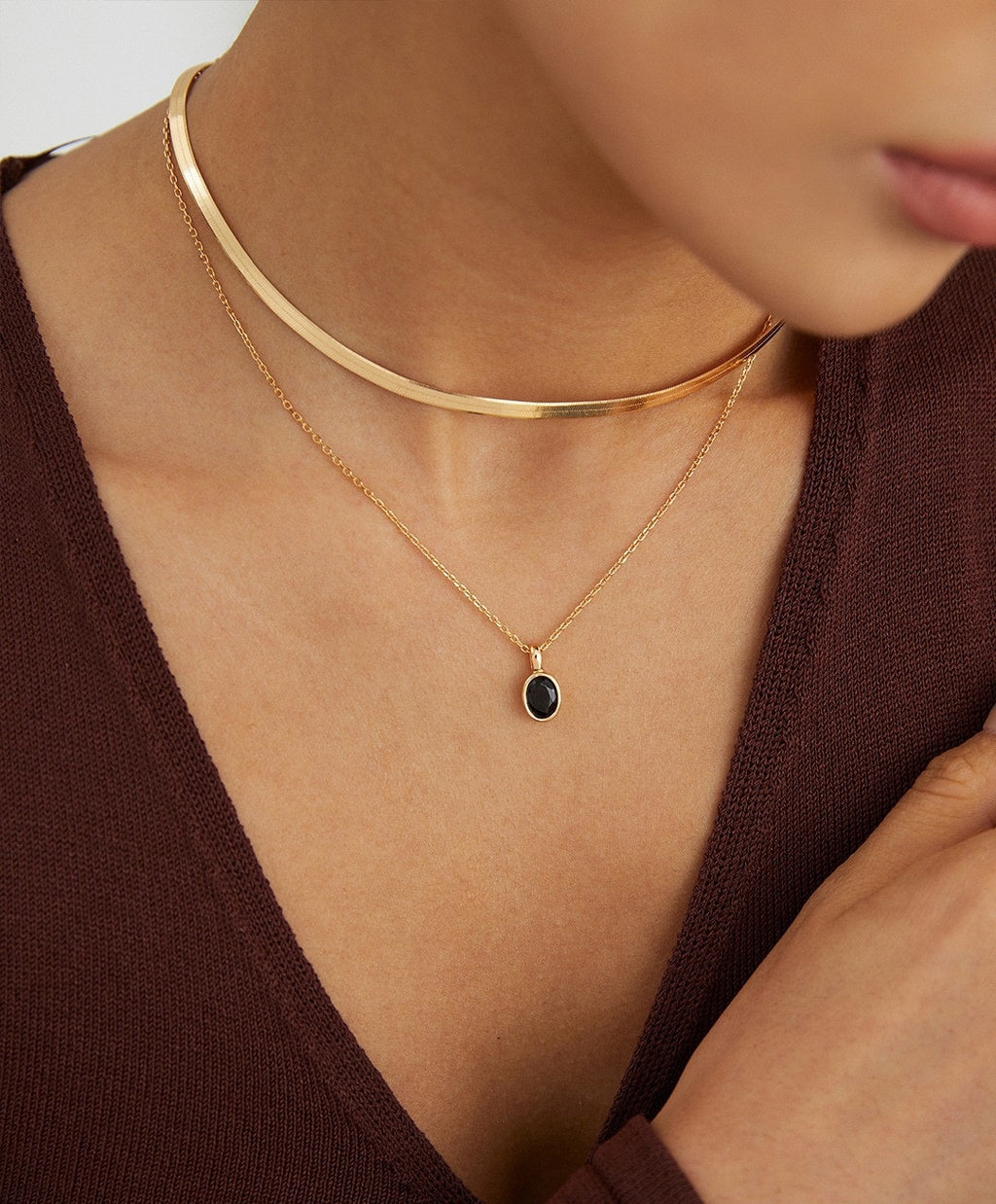 925 Sterling Silver Cubic Zirconia Vintage-Inspired Necklace