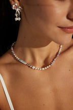 925 Sterling Silver Natural Pearl Necklace, product view 8