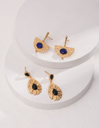 925 Sterling Silver Lapis Lazuli Earrings, product view 7