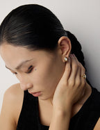 925 Sterling Silver Vintage Mother of Pearl Earrings, product view 13