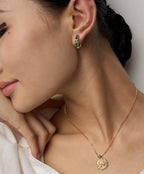 925 Sterling Silver Cubic Zirconia Earrings, product view 10