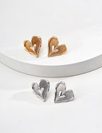 Heart 925 Sterling Silver Earrings, product view 7