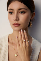 925 Sterling Silver Natural Pearl Ring, product view 9