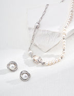 925 Sterling Silver Natural Pearl Earrings, product view 10
