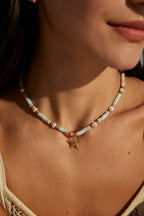 925 Sterling Silver Vintage Shoushan Stone Necklace, product view 8