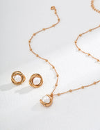 925 Sterling Silver Natural Pearl Earrings, product view 8