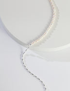 925 Sterling Silver Natural Pearl Necklace, product view 9