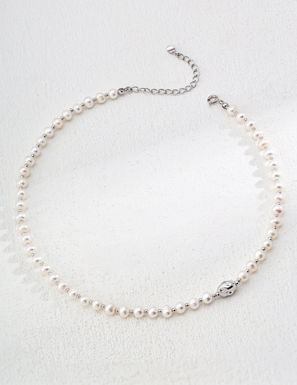 925 Sterling Silver Natural Pearl Bracelet, product view 7