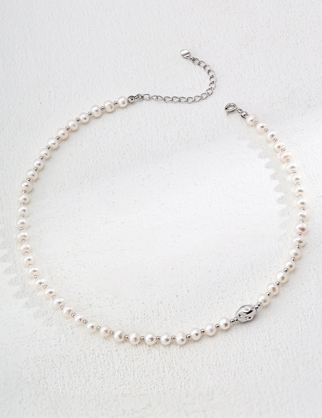 925 Sterling Silver Natural Pearl Bracelet, product view 7