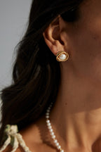 925 Sterling Silver Natural Pearl Earrings, product view 9