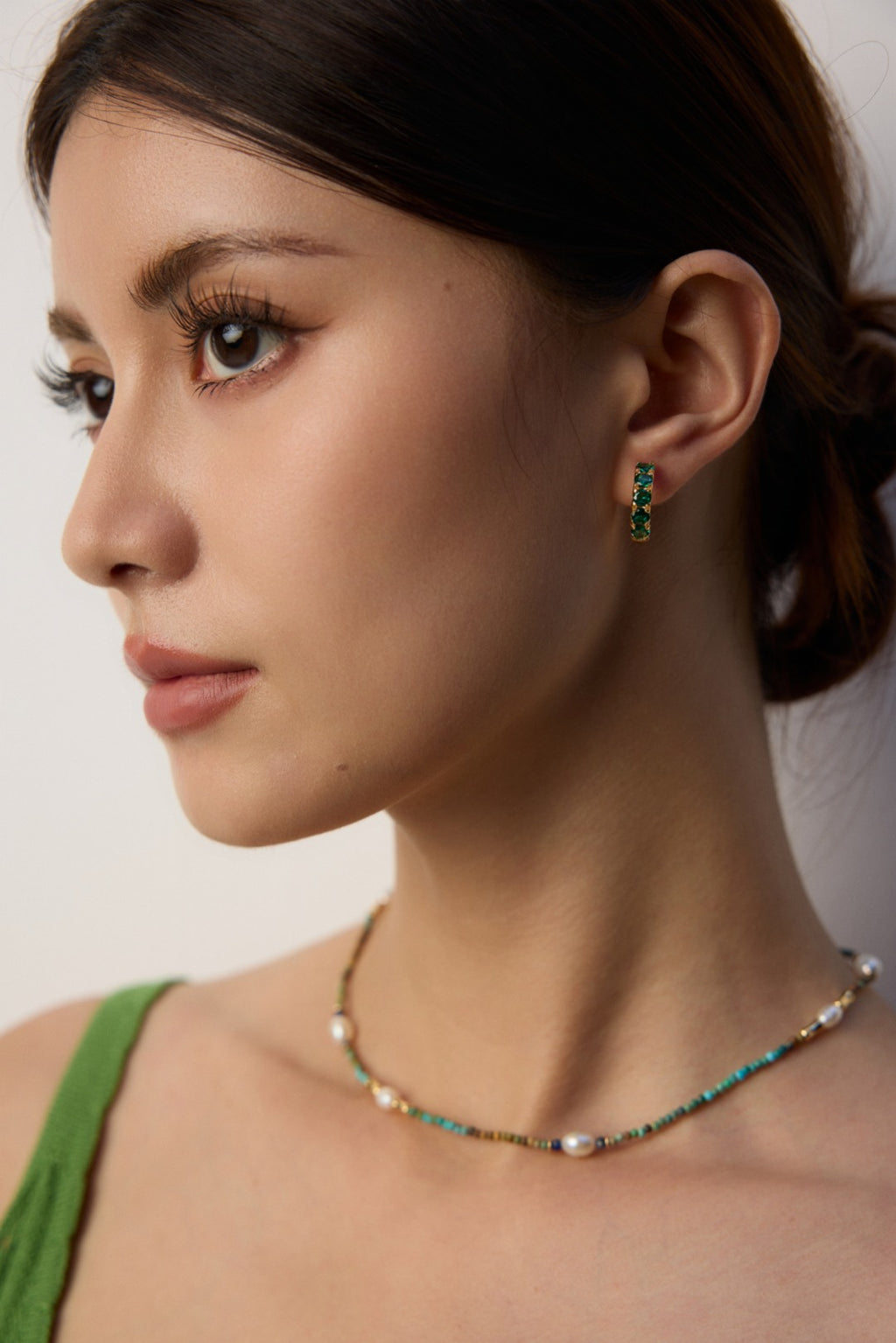 925 Sterling Silver Cubic Zirconia Earrings, product view 8