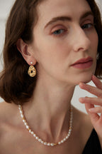 925 Sterling Silver Natural Pearl Earrings, product view 8