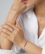 925 Sterling Silver Bangle, product view 7