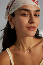 925 Sterling Silver Natural Pearl Short Necklace