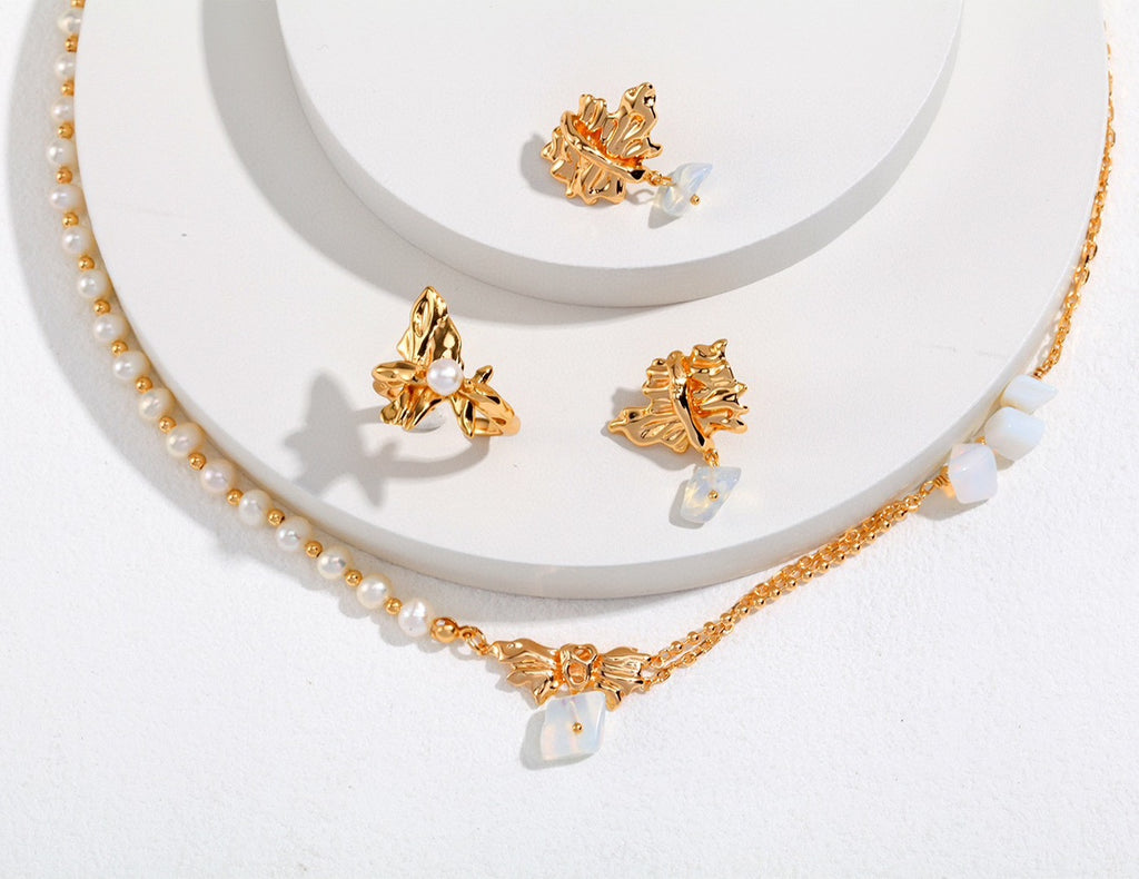 Floral Drop Earrings