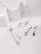 925 Sterling Silver Natural Pearl Earrings, product view 10