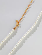925 Sterling Silver Natural Pearl Necklace, product view 10
