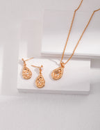 925 Sterling Silver Teardrop Cubic Zirconia Necklace, product view 8