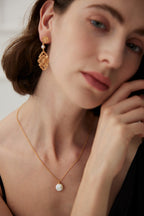 925 Sterling Silver Natural Pearl Necklace, product view 8