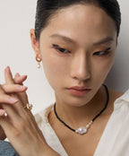 925 Sterling Silver Vintage Natural Pearl Earrings, product view 11