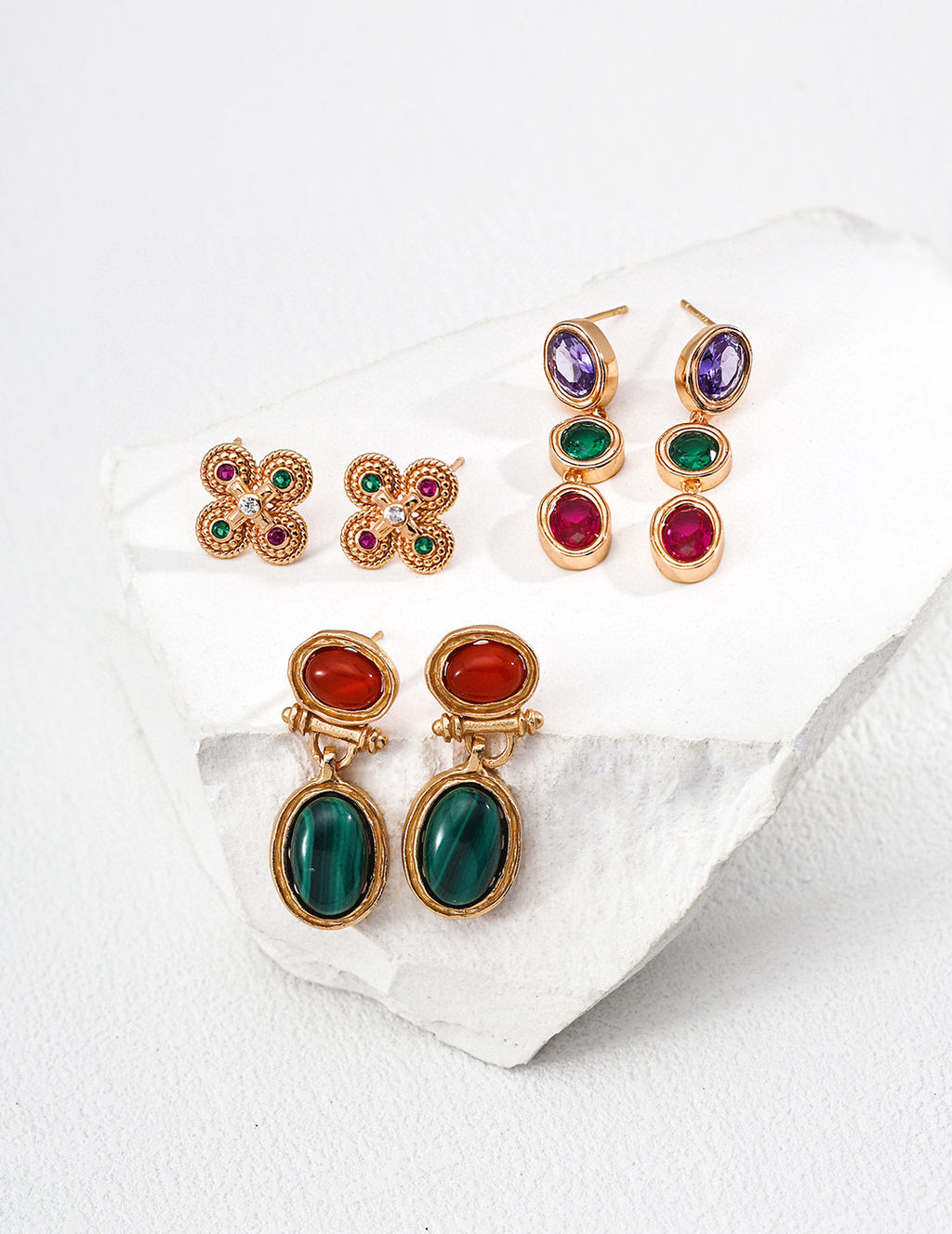 925 Sterling Silver Cubic Zirconia Earrings, product view 9
