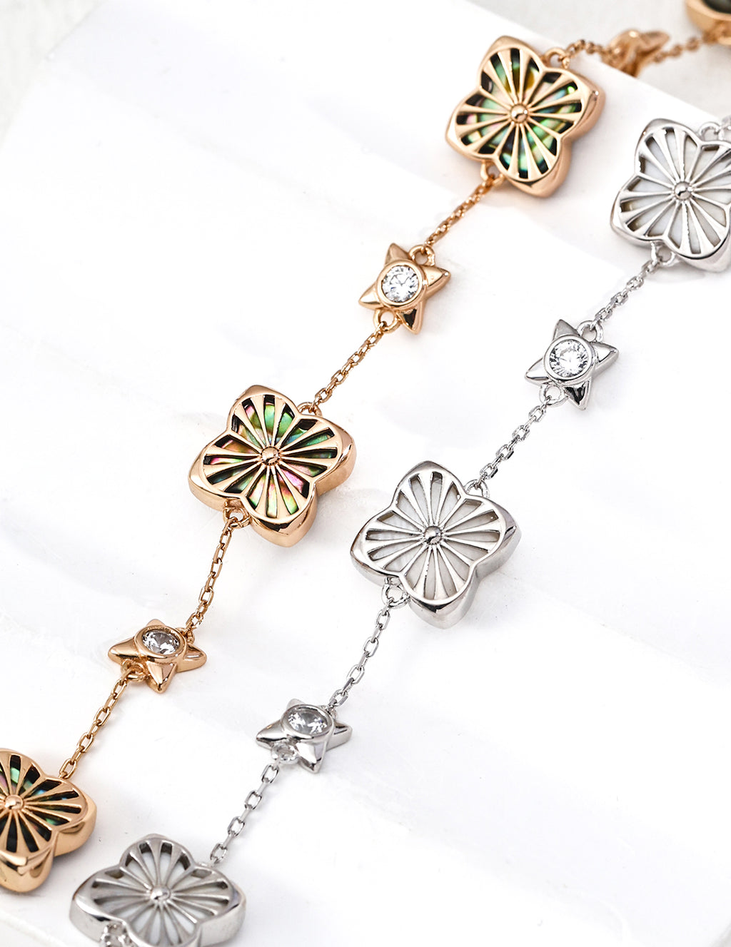 925 Sterling Silver Shell Vintage-Inspired Earrings