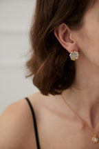 925 Sterling Silver Mother of Pearl Earrings, product view 8