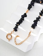 925 Sterling Silver Blue Sandstone and Natural Pearl Necklace, product view 10