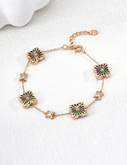 925 Sterling Silver Shell Vintage-Inspired Bracelet