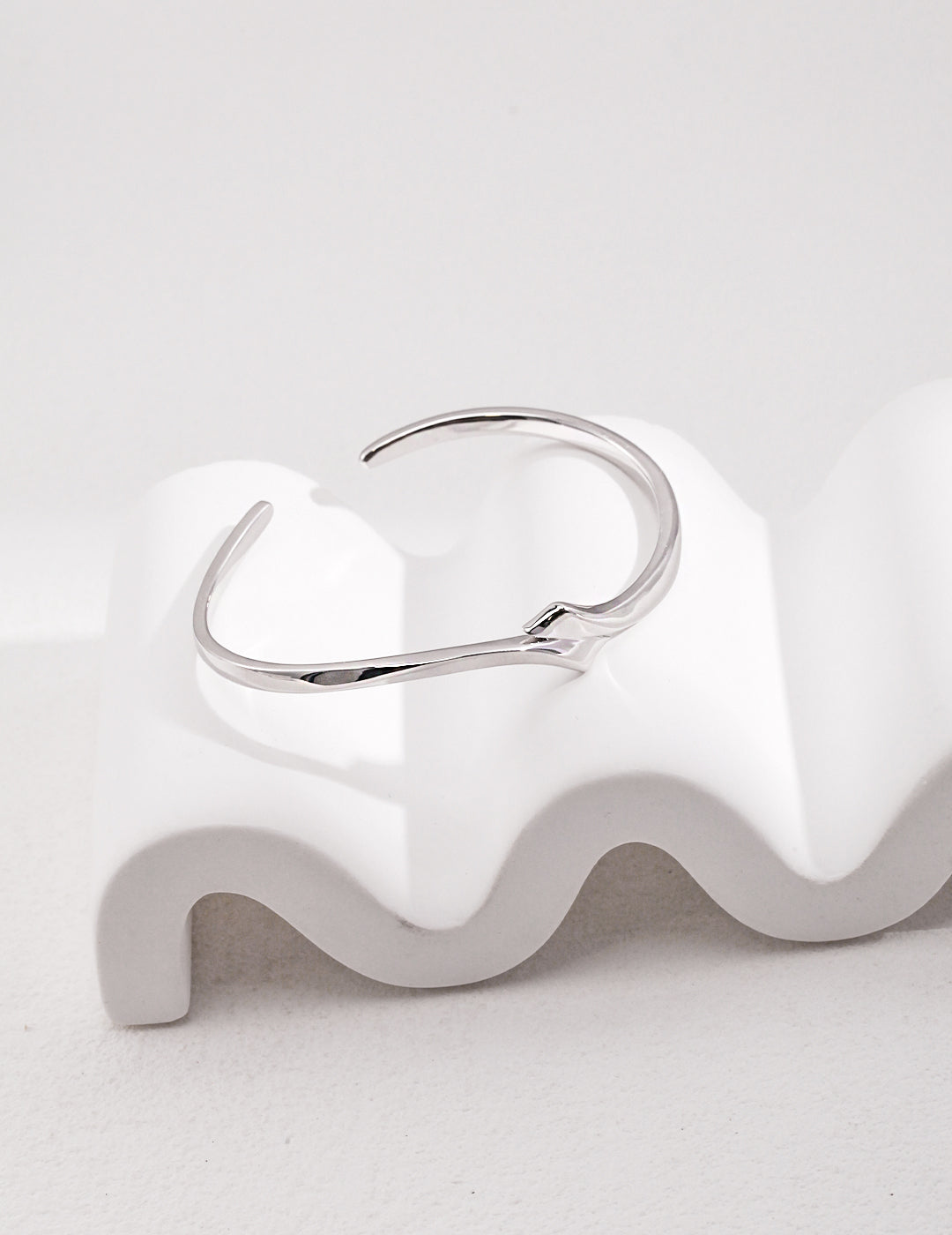 925 Sterling Silver Bangle, product view 10