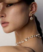 925 Sterling Silver Pearl, Mother of Pearl and Tiger’s Eye Necklace