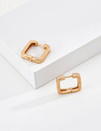 925 Sterling Silver Earrings - Vintage Gold