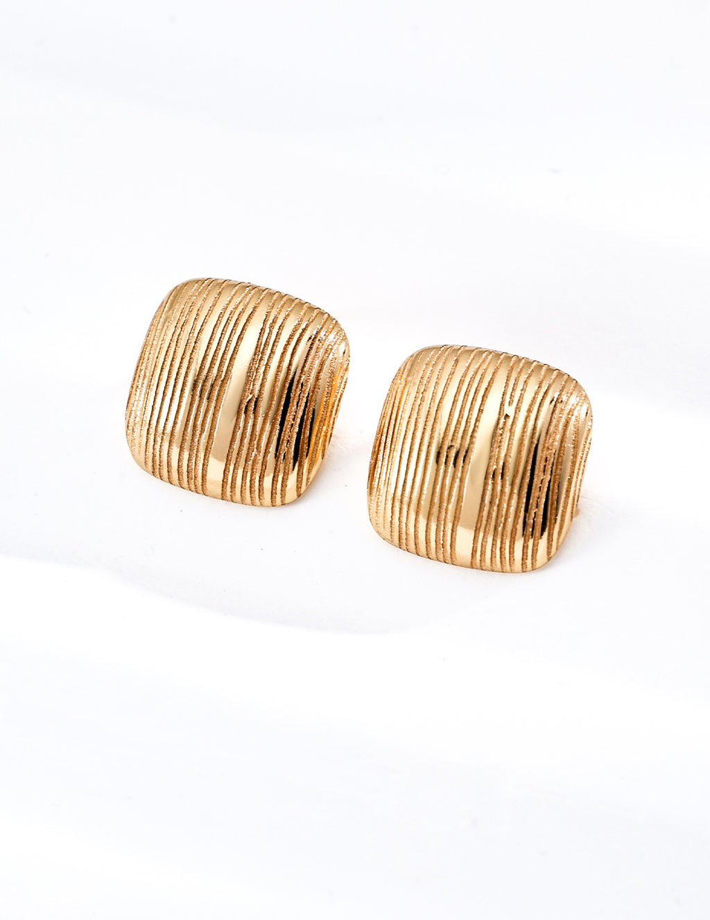 925 Sterling Silver Earrings - Vintage Gold