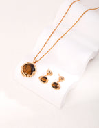 925 Sterling Silver Tiger’s Eye Necklace, product view 7