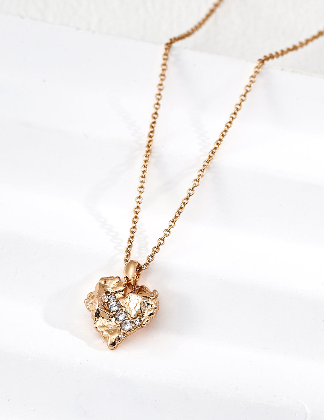 925 Sterling Silver Cubic Zirconia Heart Pendant Earrings
