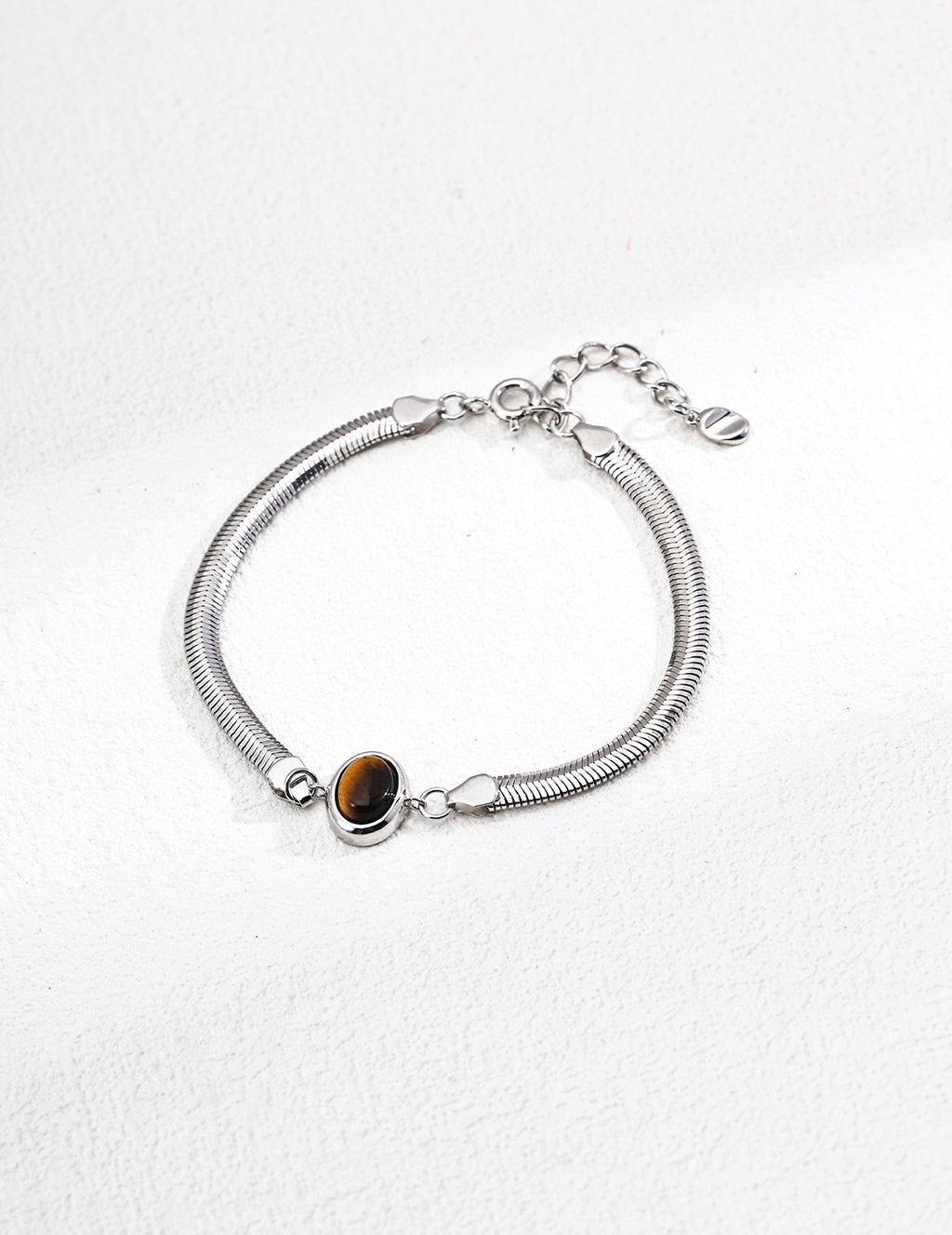 925 Sterling Silver Tiger’s Eye and Lapis Lazuli Bracelet, product view 11