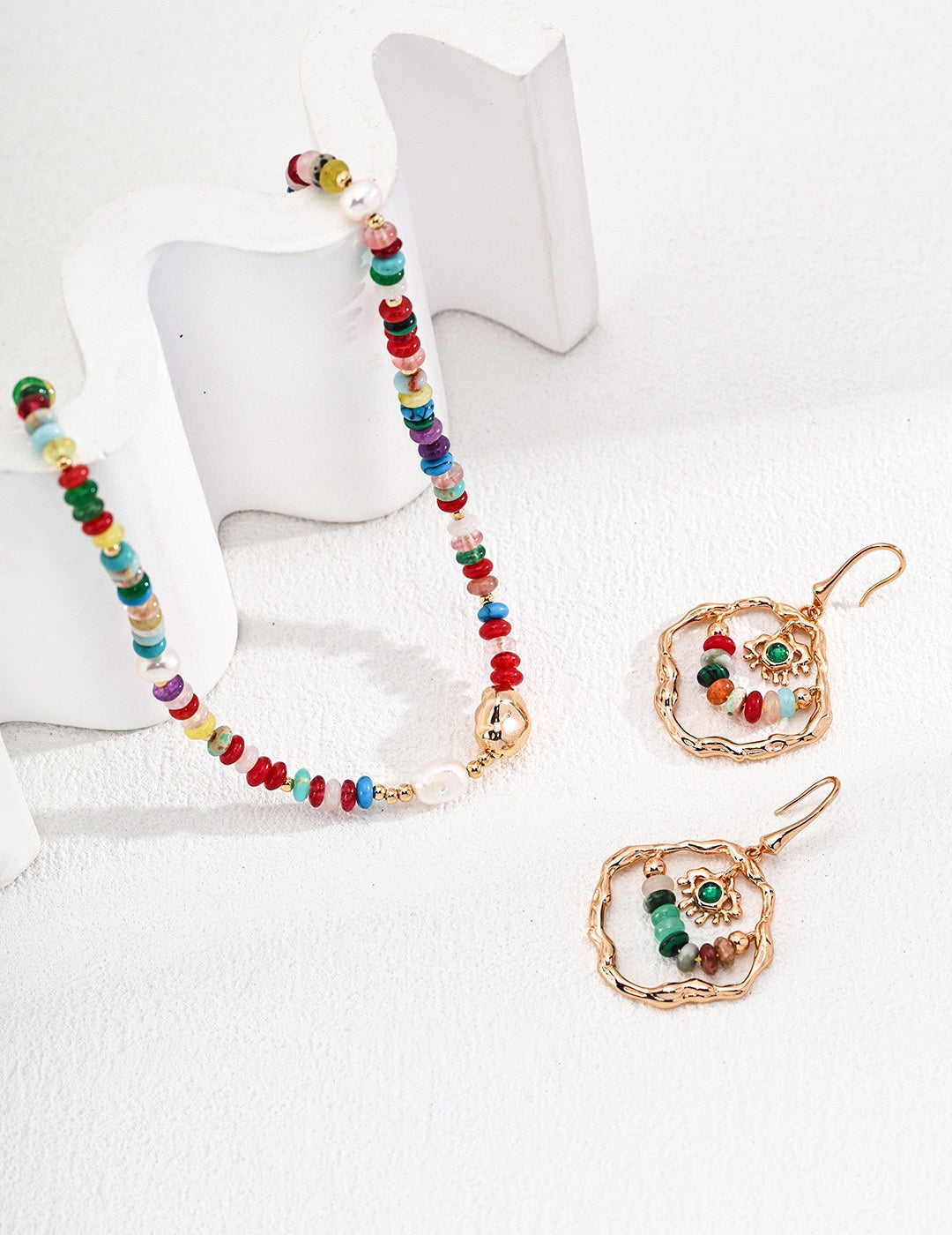 925 Sterling Silver Vintage UFO Abacus Bead Earrings, product view 11