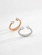 925 Sterling Silver Cubic Zirconia Ring, product view 7