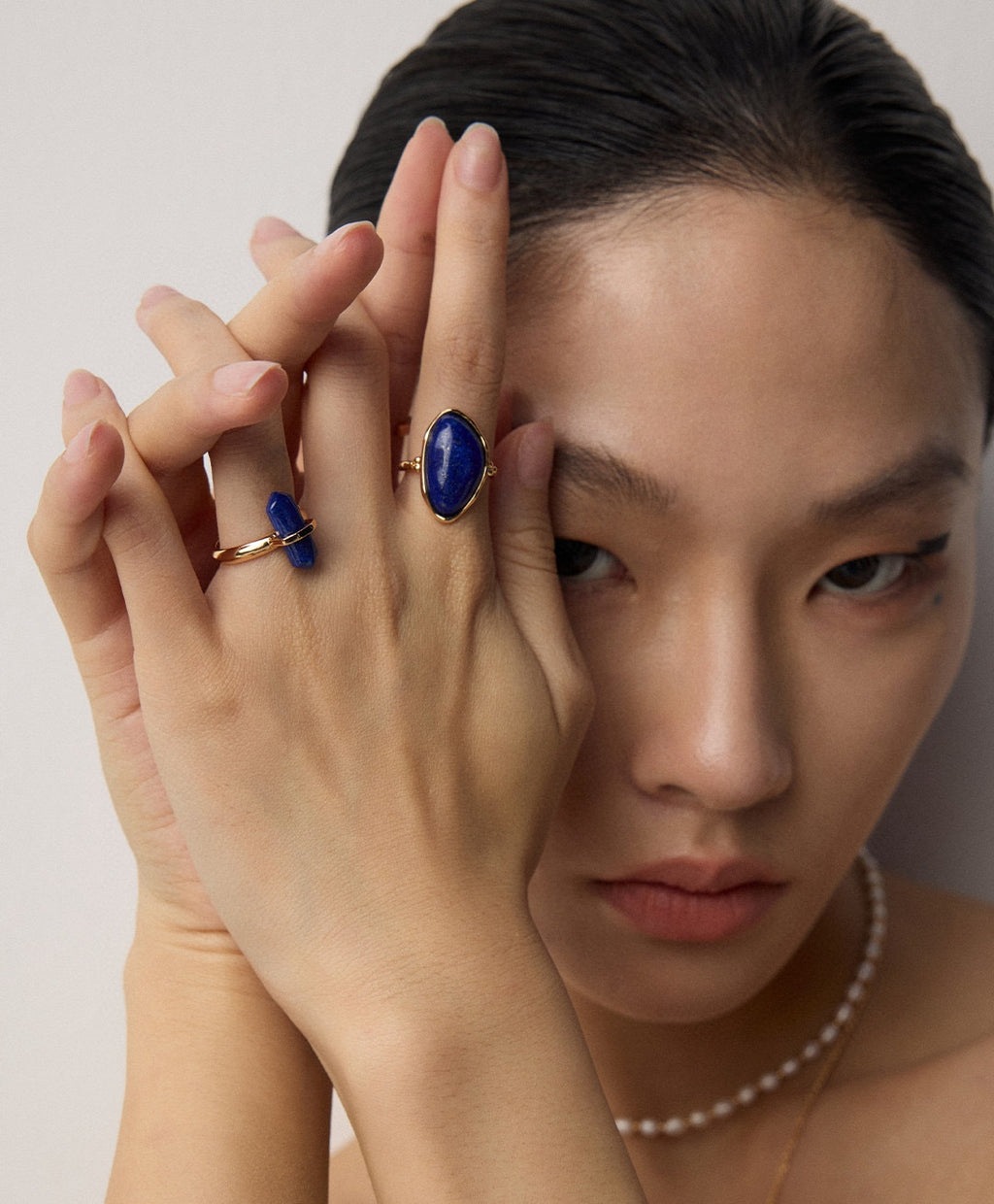 925 Sterling Silver Star Lapis Lazuli Ring, product view 16