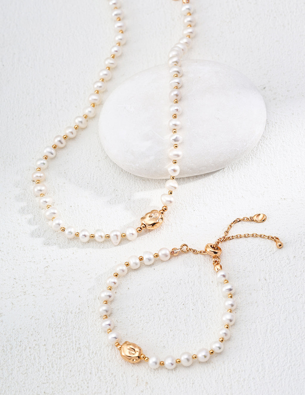 925 Sterling Silver Natural Pearl Bracelet, product view 9