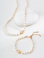 925 Sterling Silver Natural Pearl Bracelet, product view 9